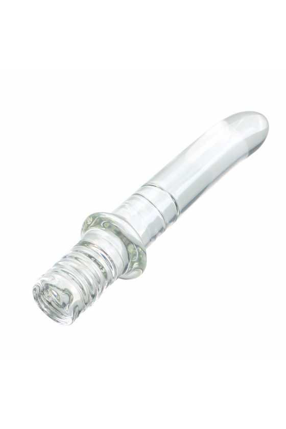 Gode en verre lisse 18 cm...