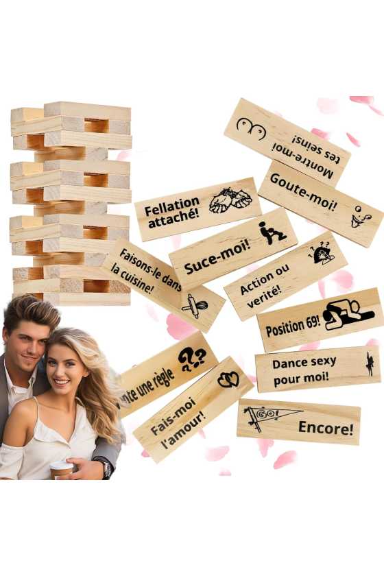 Jeu JengaX pour couple...