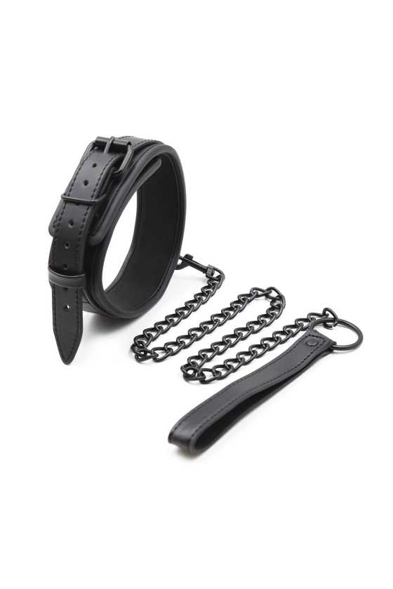 Collier de Soumission avec Laisse