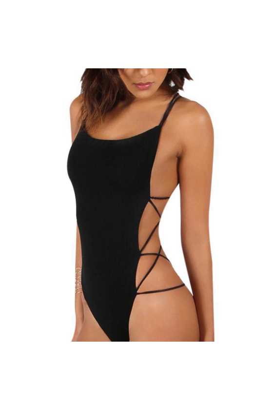 Body Minimaliste à Laçage...