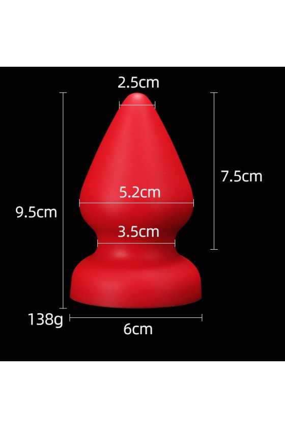 Plug Cône Rouge Taille M